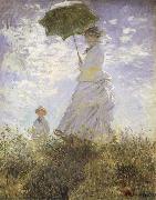 Claude Monet The Walk,Lady iwth Parasol china oil painting reproduction